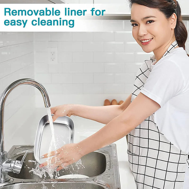 2-in-1 electric lunch box leak-proof portable food warmer