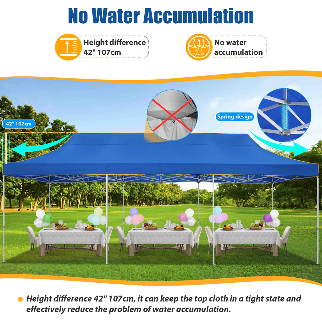 10x30ft Pop Up Canopy Tent Gazebo