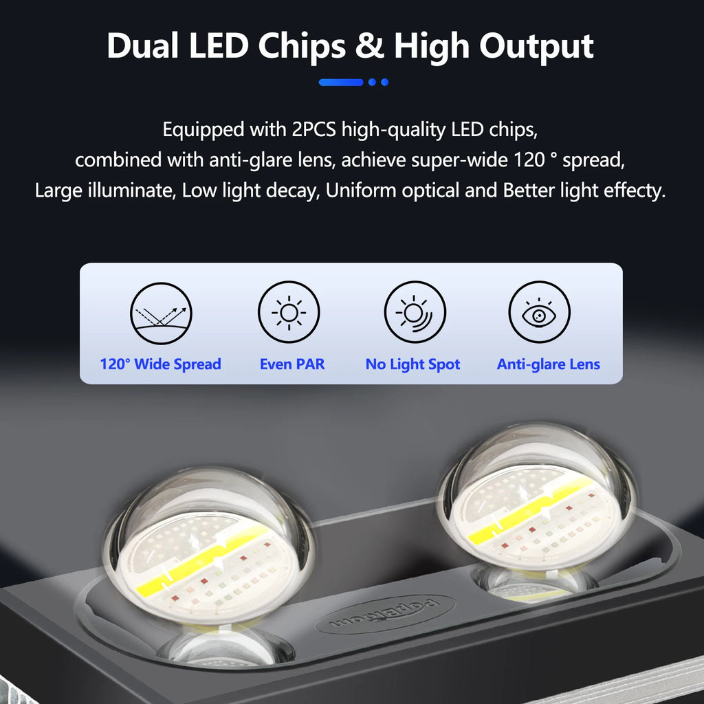 Full Spectrum Aquarium Lamp for Reef Coral SPS/LPS Aquarium Tank