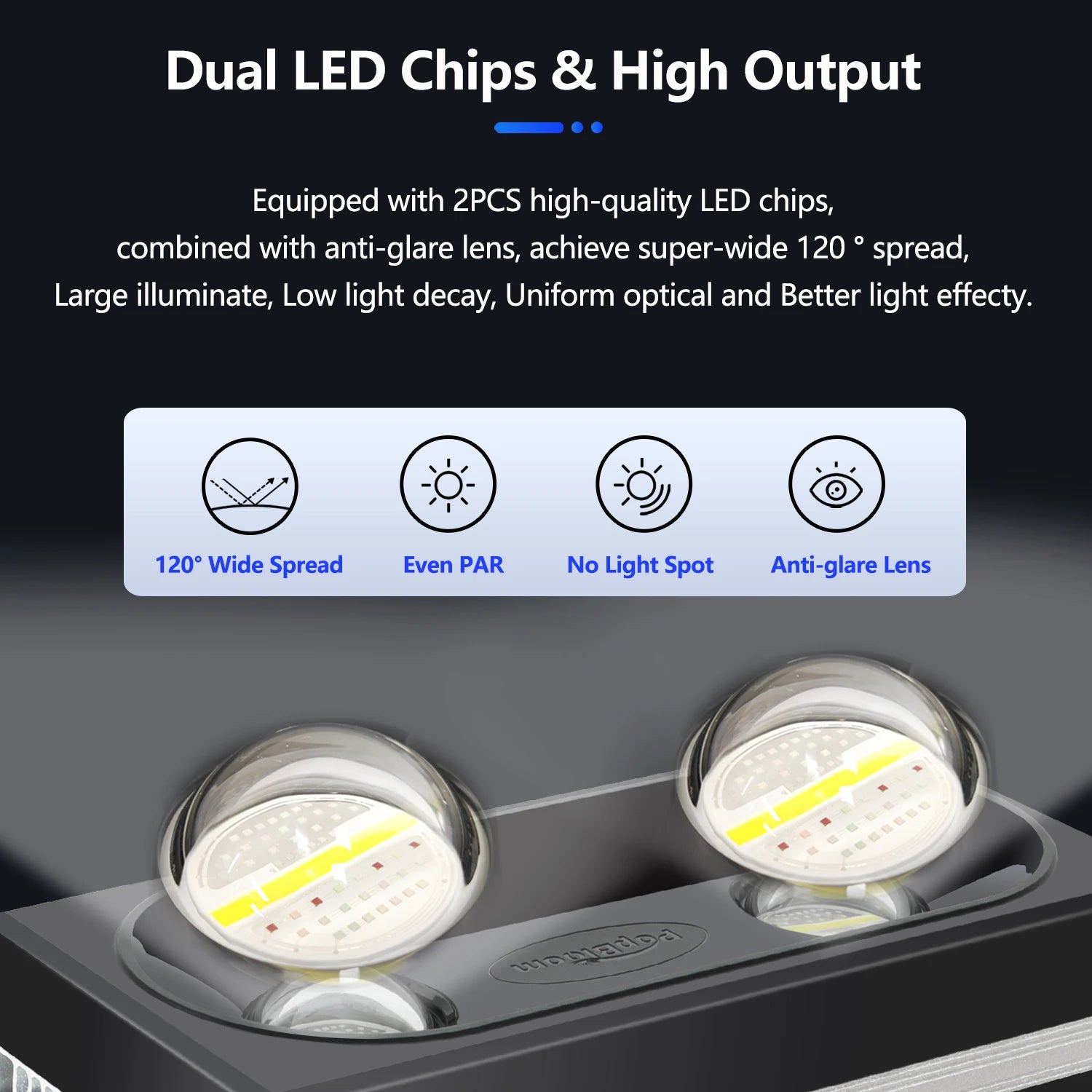 Full Spectrum Aquarium Lamp for Reef Coral SPS/LPS Aquarium Tank