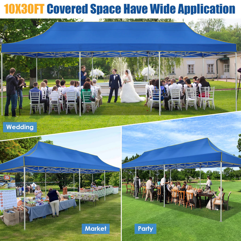 10x30ft Pop Up Canopy Tent Gazebo