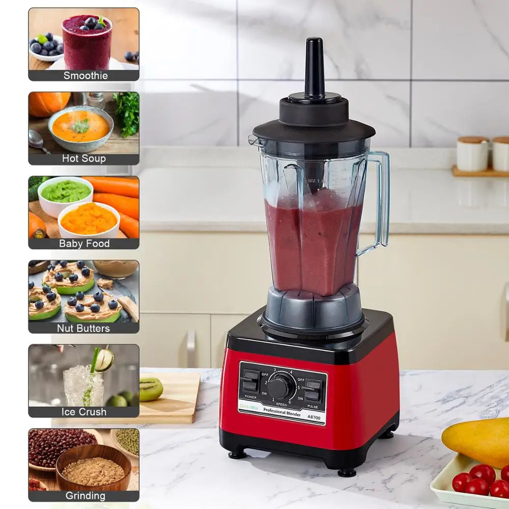 【7 Years Warranty】BPA Free Heavy Duty Commercial Grade Blender