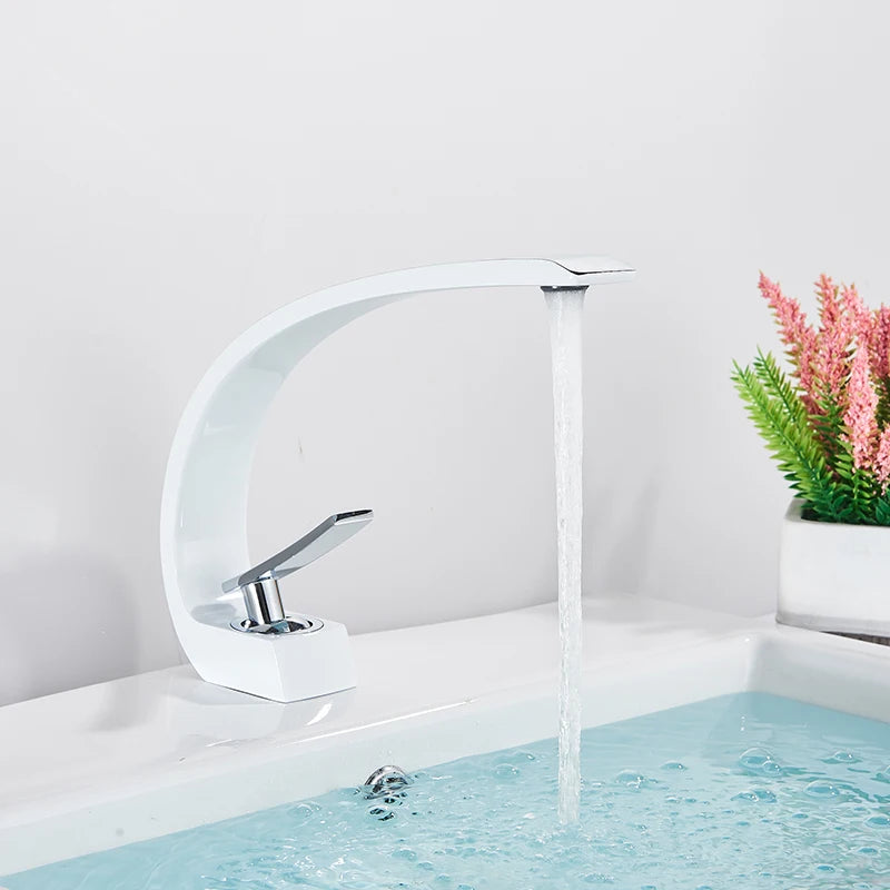 Luxury Brass Basin Faucet For Bathroom