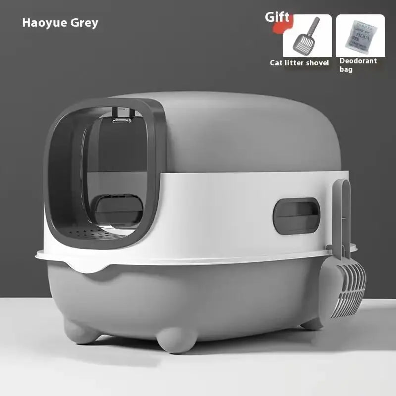 Cat Litter Box Extra Large Covered Design With Odor Control