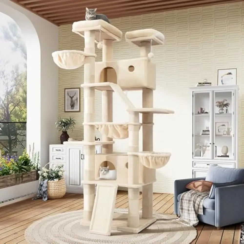 81in Multi-Level Tall Cat Tree Tower & Condo