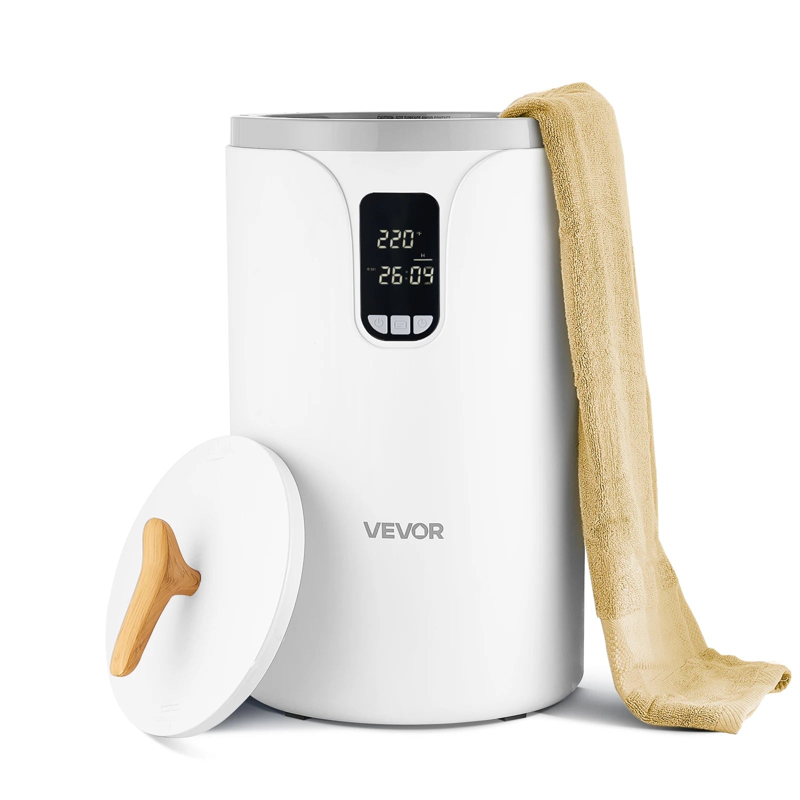 20L Towel Warmer Bucket w/ LED Light Timer