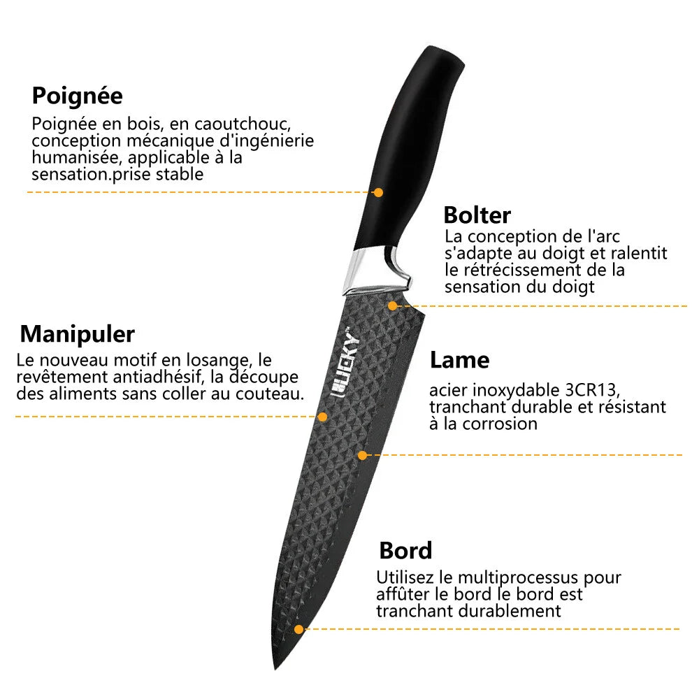 High Carbon Stainless Steel Knives Handmade  Chef Knife Cooking Tool