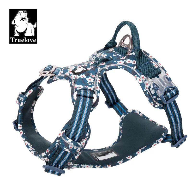 Truelove Pet Dog Harness for Big Medium Small with Cotton Aluminum Alloy