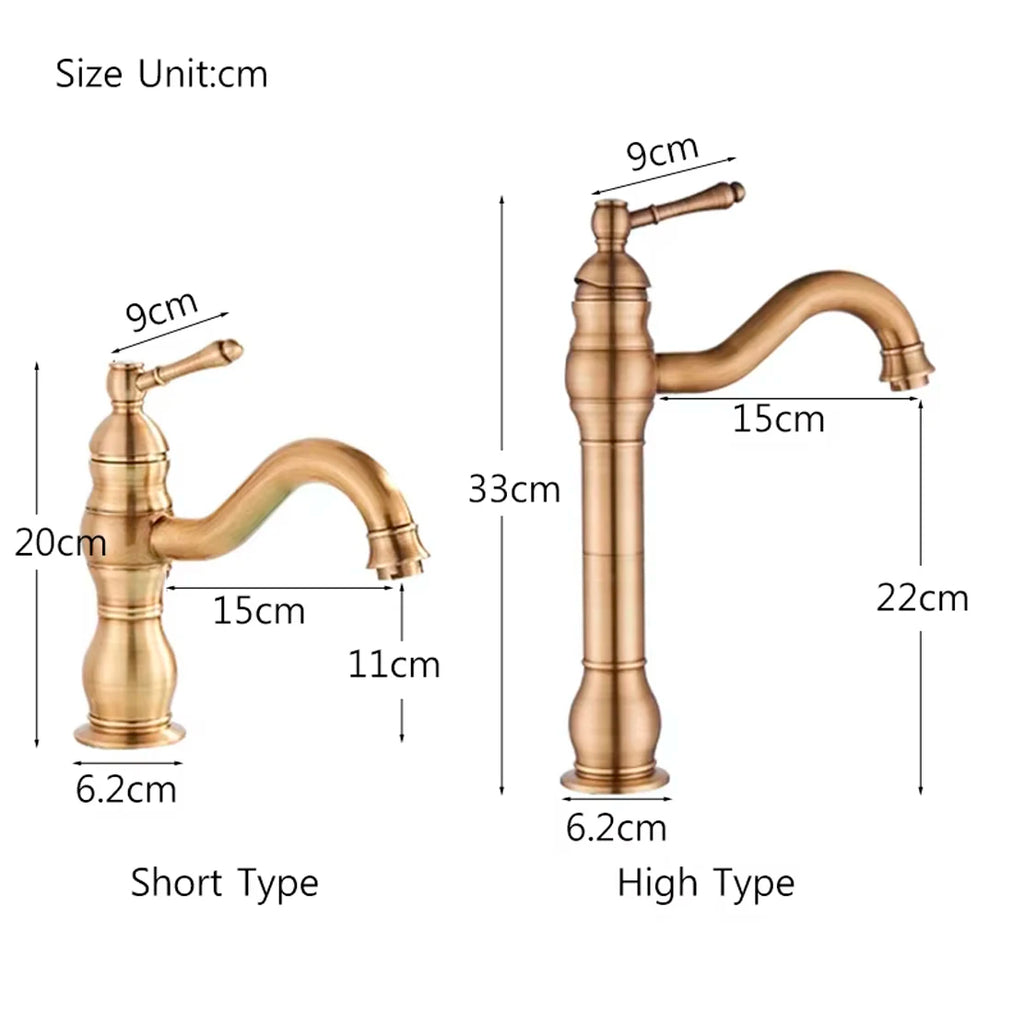 Basin Faucet 5 Colors Deck Mounted Single Handle