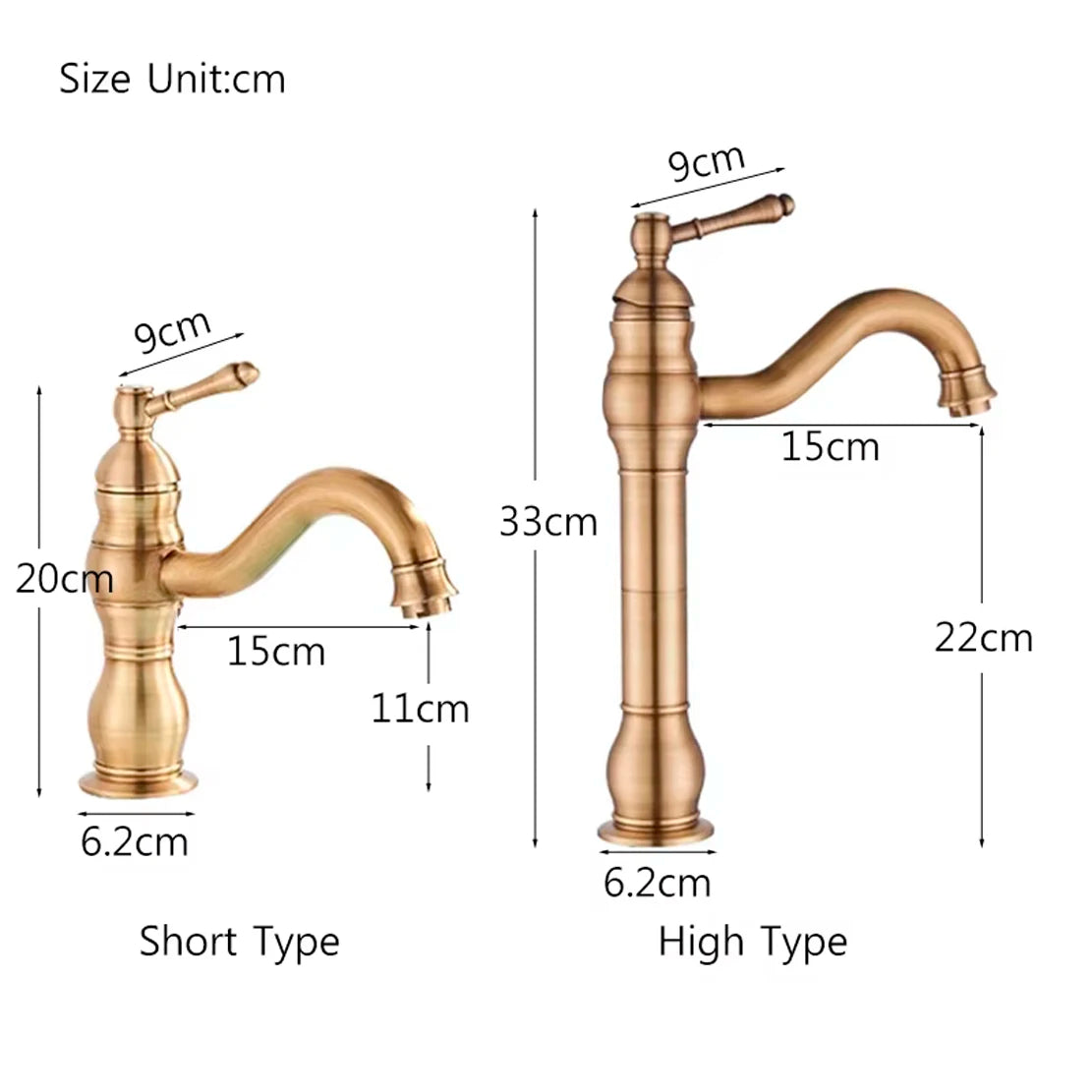 Basin Faucet 5 Colors Deck Mounted Single Handle