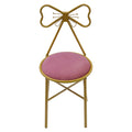 Butterfly Backrest Chair Pink Butterfly for Bedroom