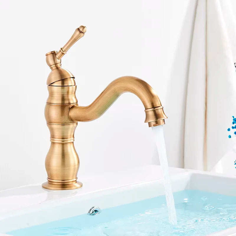 Basin Faucet 5 Colors Deck Mounted Single Handle