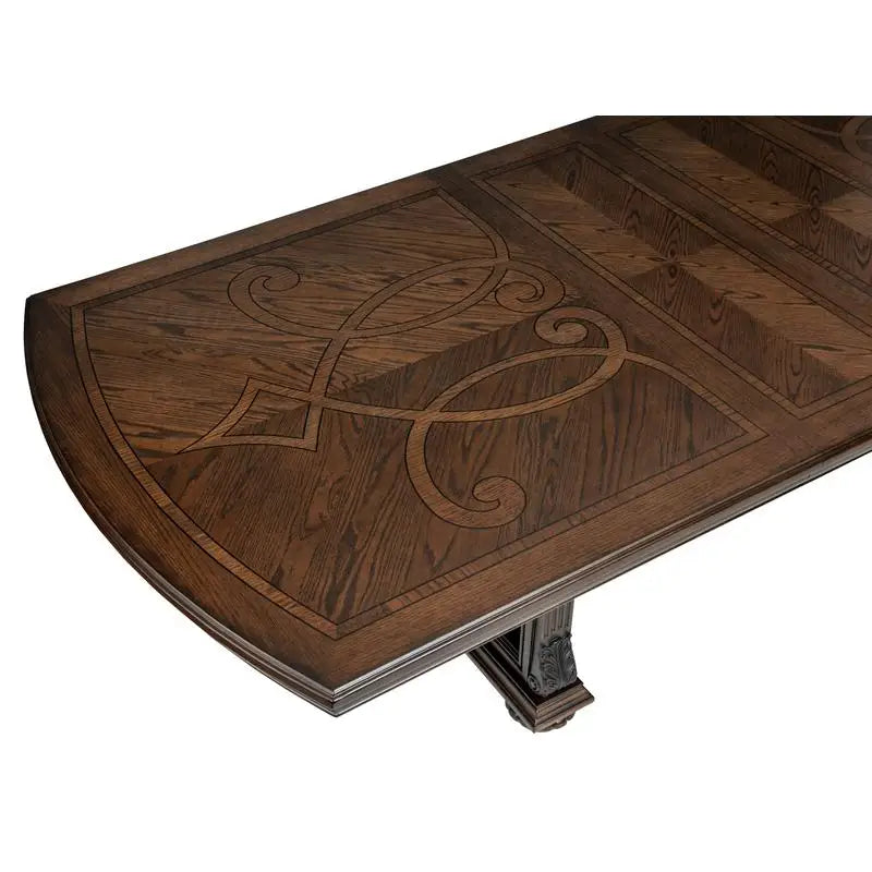 Elegant Formal 5-Piece Dining Set with Extension Leaf