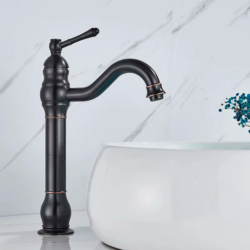 Basin Faucet 5 Colors Deck Mounted Single Handle
