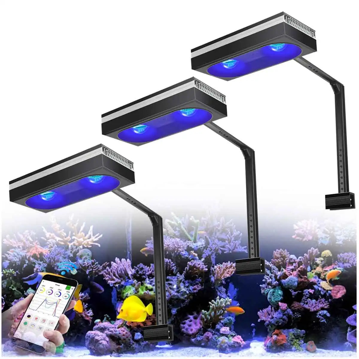 Full Spectrum Aquarium Lamp for Reef Coral SPS/LPS Aquarium Tank
