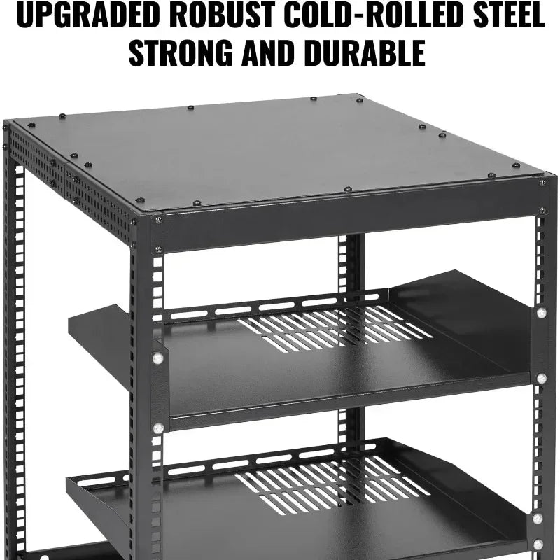 Open Frame Server Rack,23''-40'' Adjustable Depth