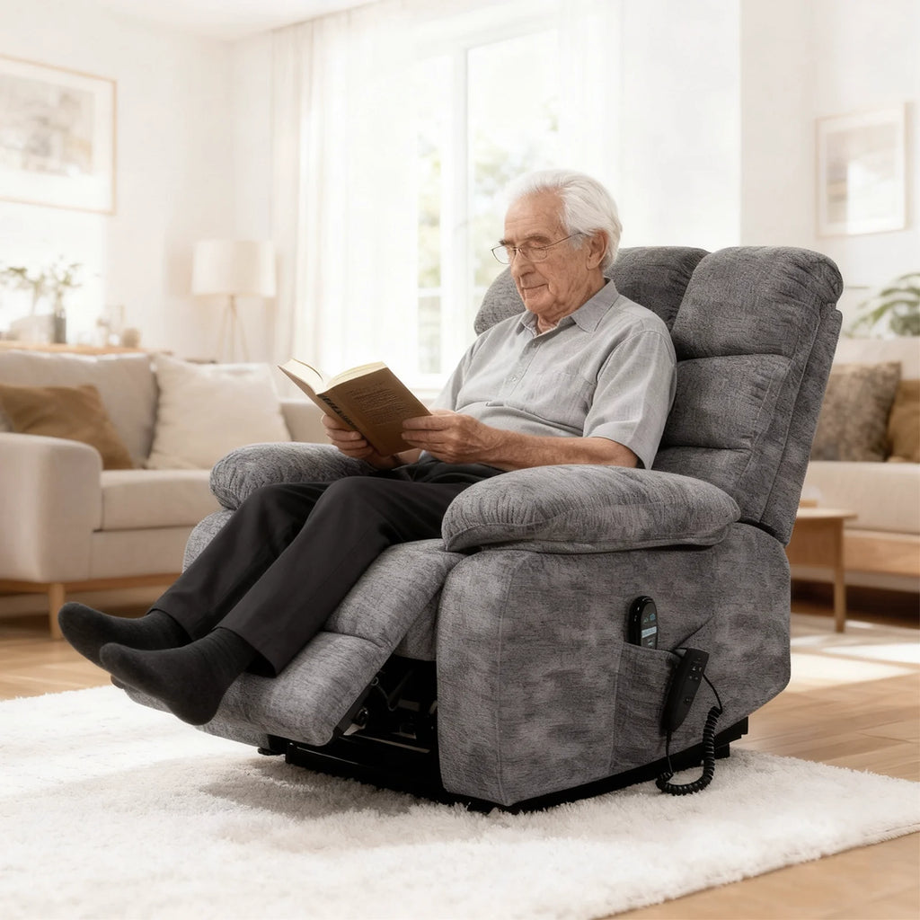 Oversized Recliner Chair with Heat and Massage, Power Lift
