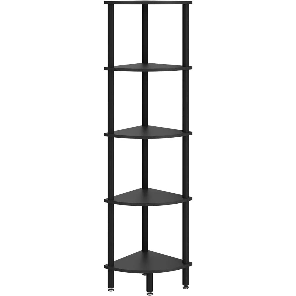 5 Tier Corner Shelf Display Rack for Living Room