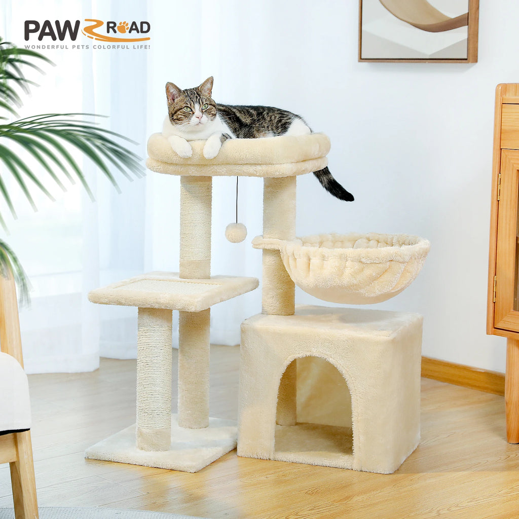 Cat Tower for Indoor Cats with  Scratching Posts