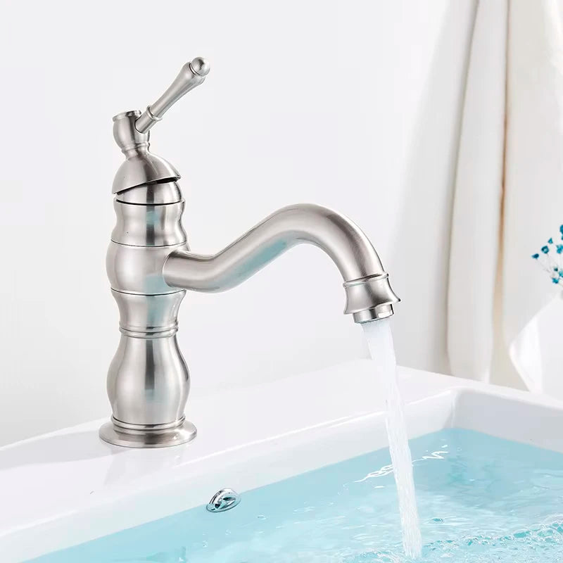 Basin Faucet 5 Colors Deck Mounted Single Handle