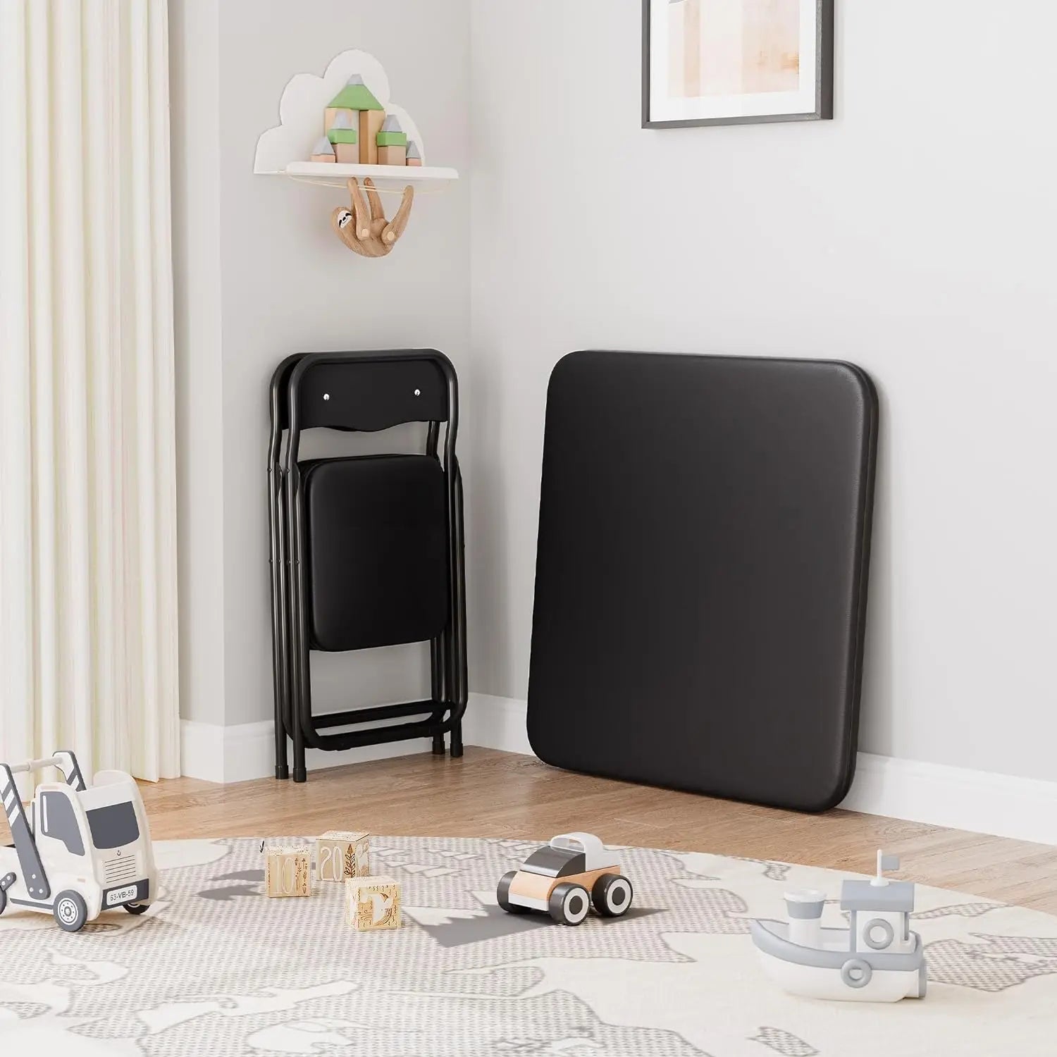 Boys and Girls Folding Table and Chairs Set