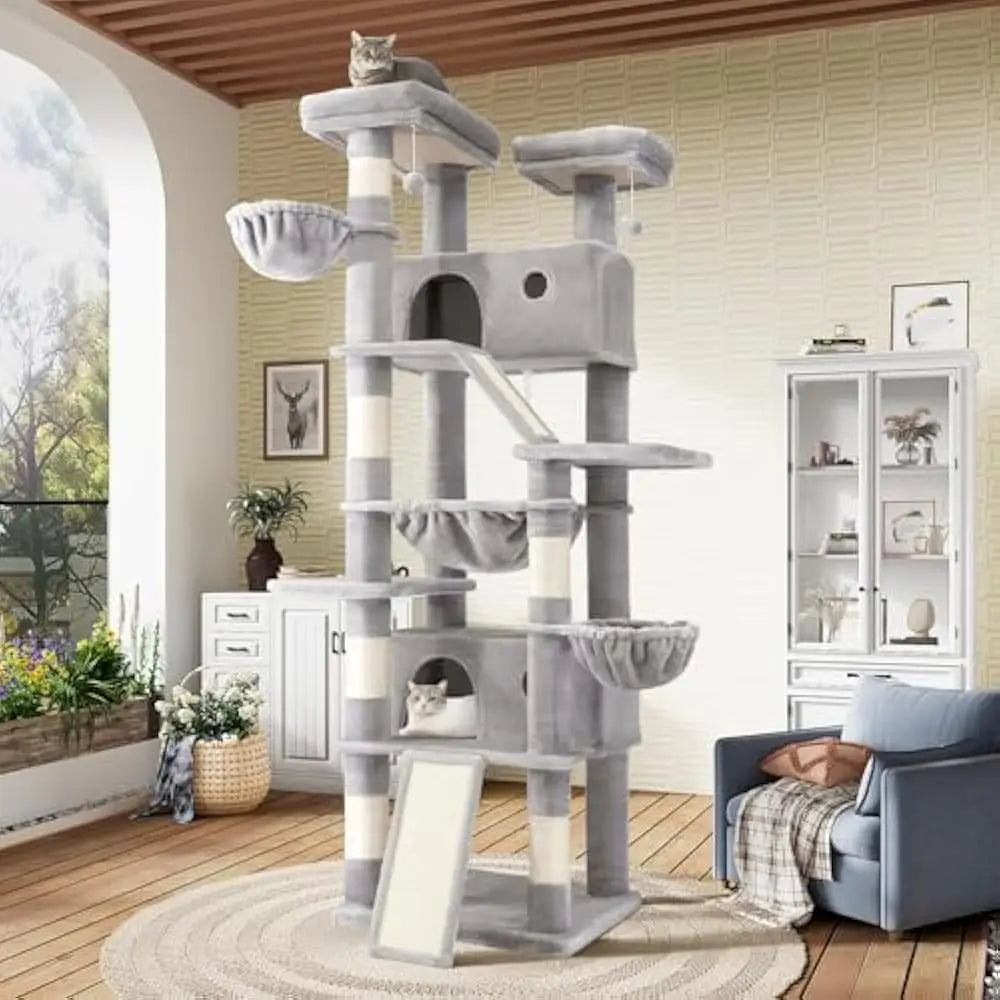 81in Multi-Level Tall Cat Tree Tower & Condo