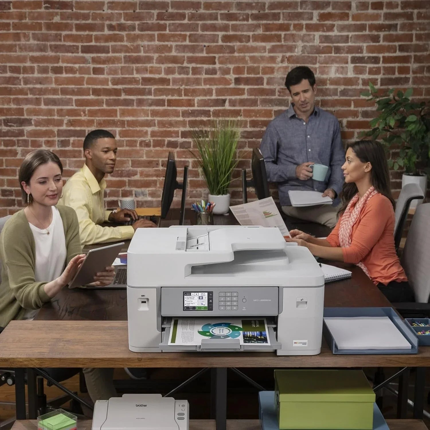 MFC-J6555DW Tank Color Inkjet All-in-One Printer with11” x 17” Print, Copy, scan