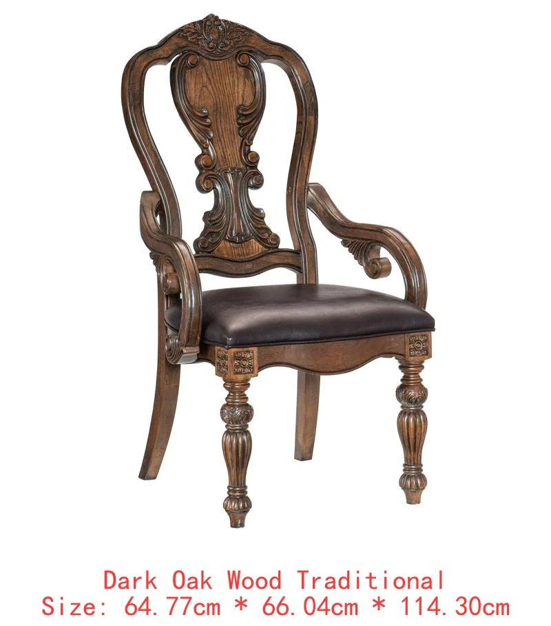 Elegant Formal 5-Piece Dining Set with Extension Leaf