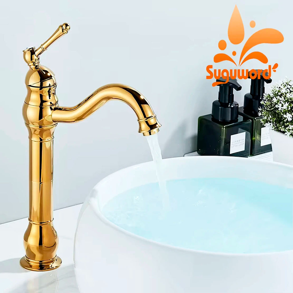 Basin Faucet 5 Colors Deck Mounted Single Handle