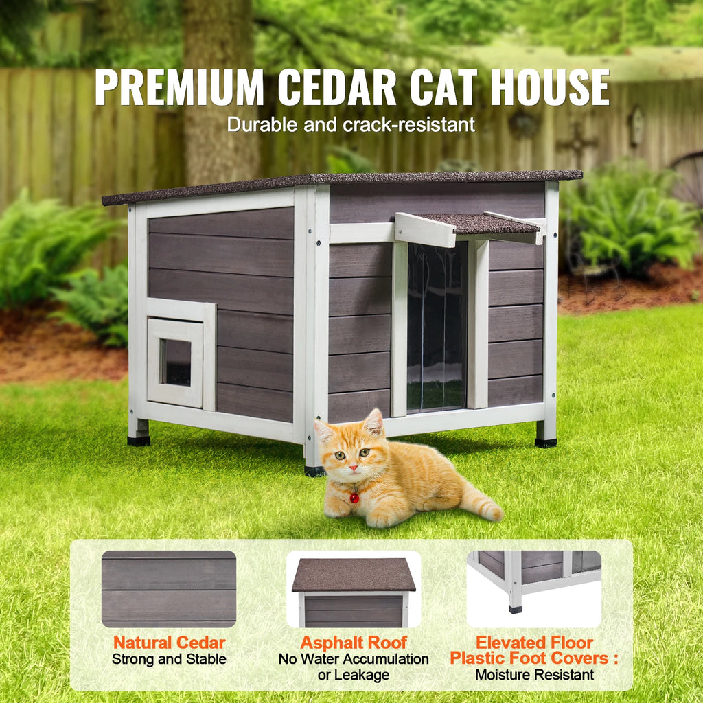Outdoor Cat House Weatherproof