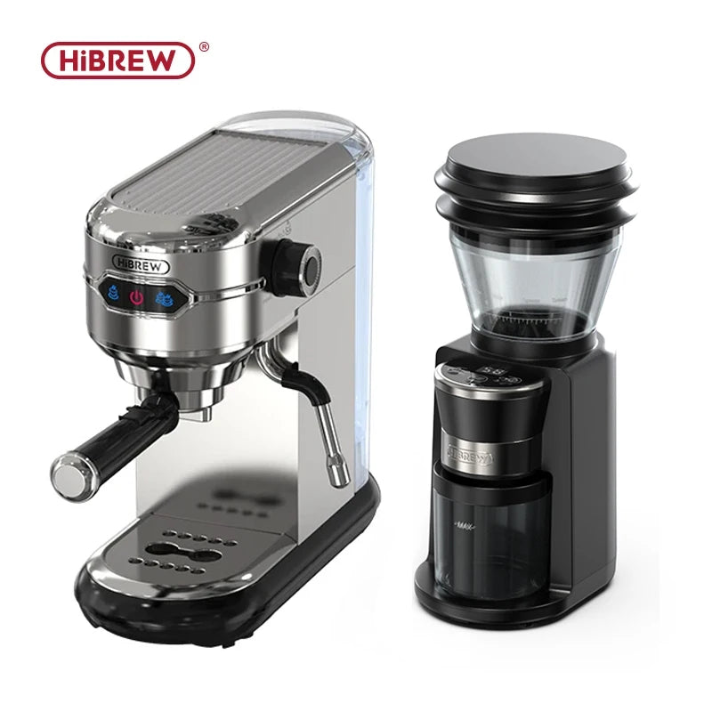 HiBREW Coffee Maker Cafetera 20 Bar Inox Semi Automatic Super