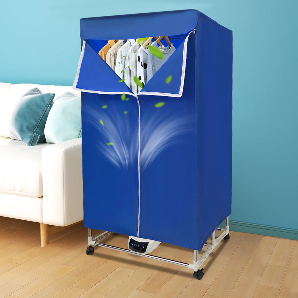 1200-1500W IPX1 Corded Electric Clothes Dryer with Outer Cover