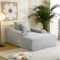 67'' Corduroy Chaise Lounge Sofa Bed for Living Room