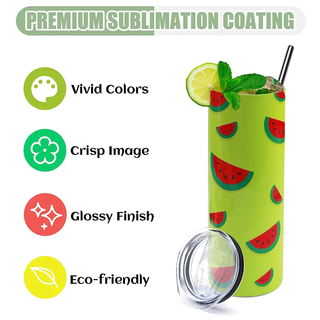 4/8/12/16 Pcs 20 OZ Stainless Sublimation Tumblers