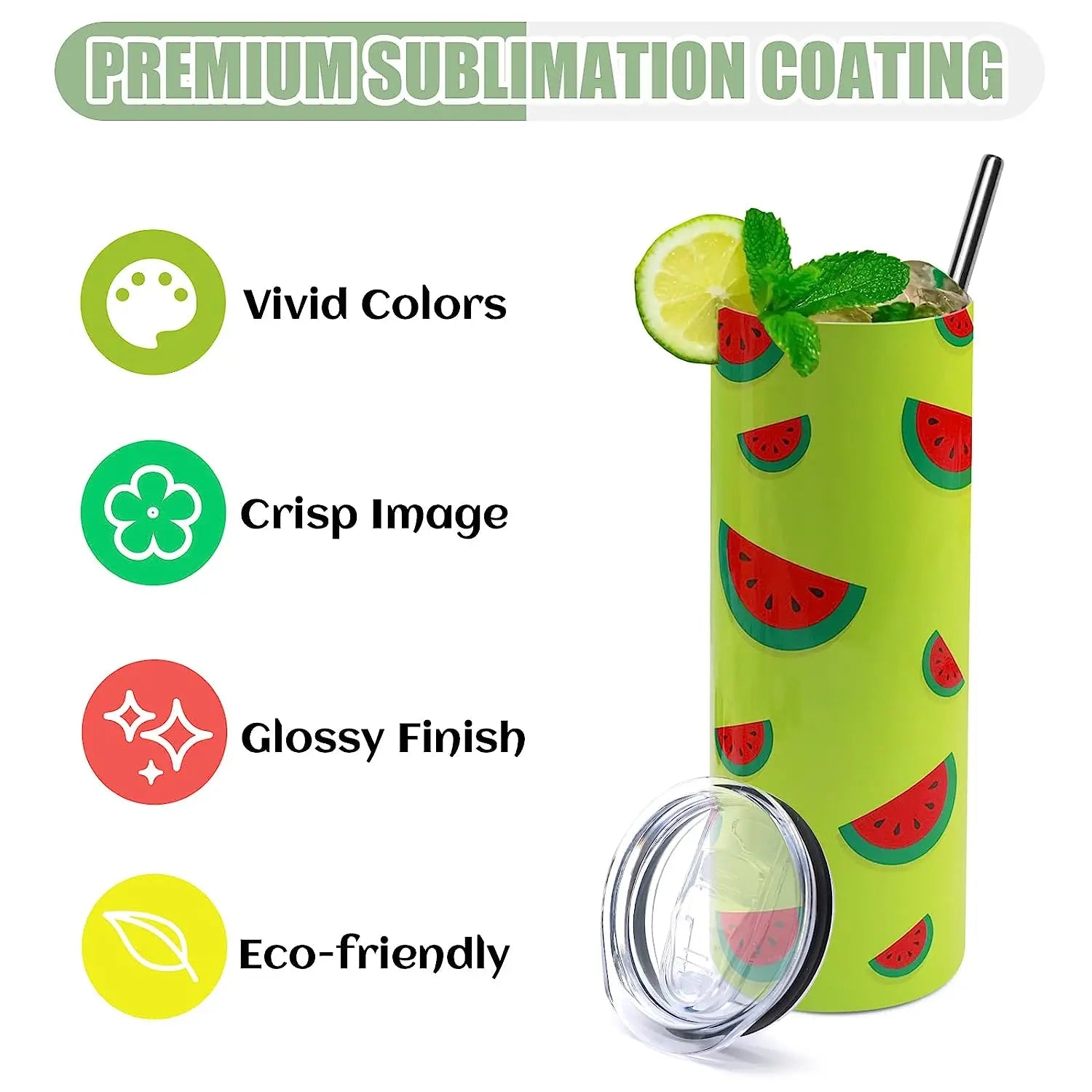 4/8/12/16 Pcs 20 OZ Stainless Sublimation Tumblers