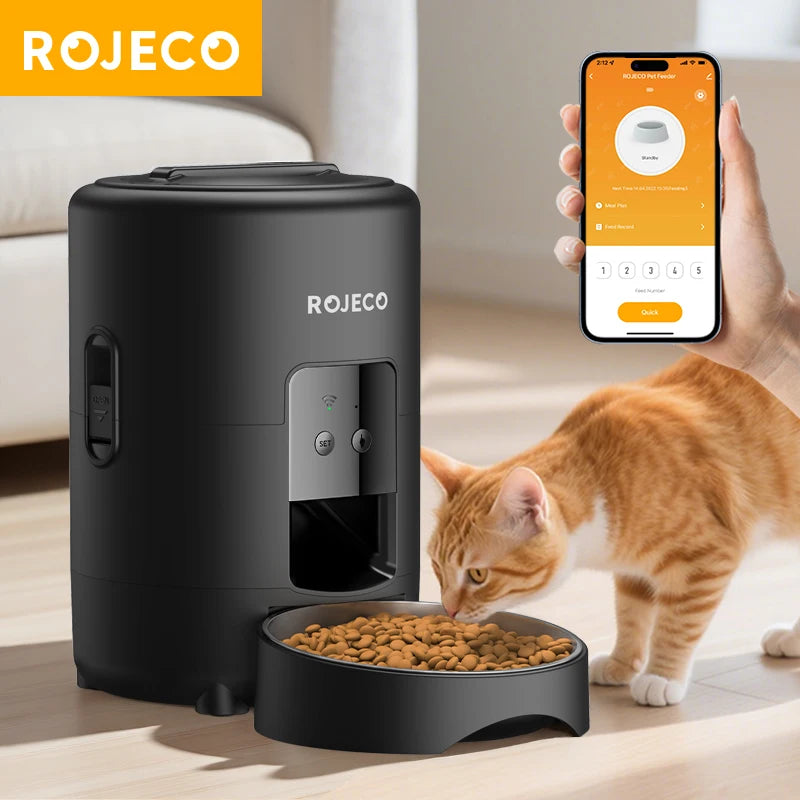Pet Food Kibble Dispenser WiFi App Remote Control