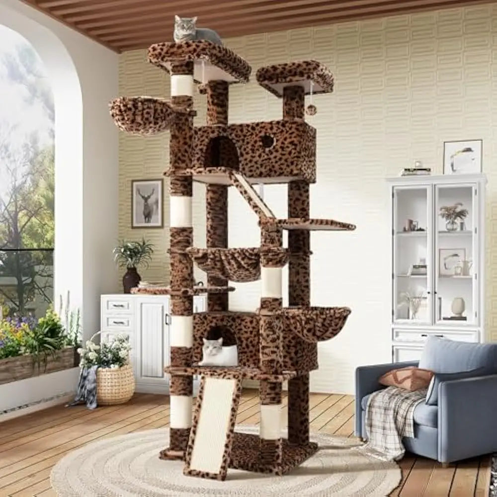 81in Multi-Level Tall Cat Tree Tower & Condo