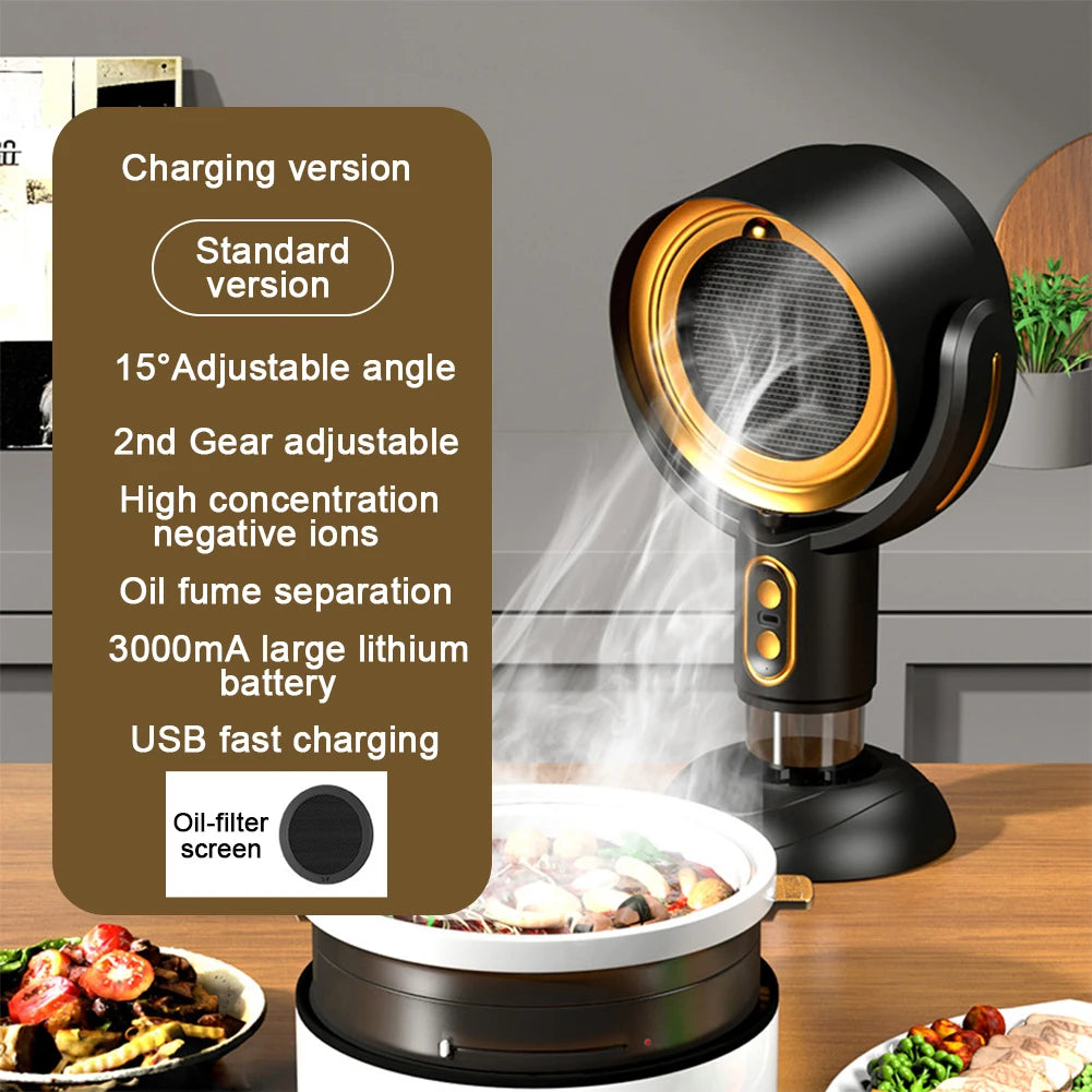 Portable Range Hood Kitchen Exhaust Fan for Indoor BBQ