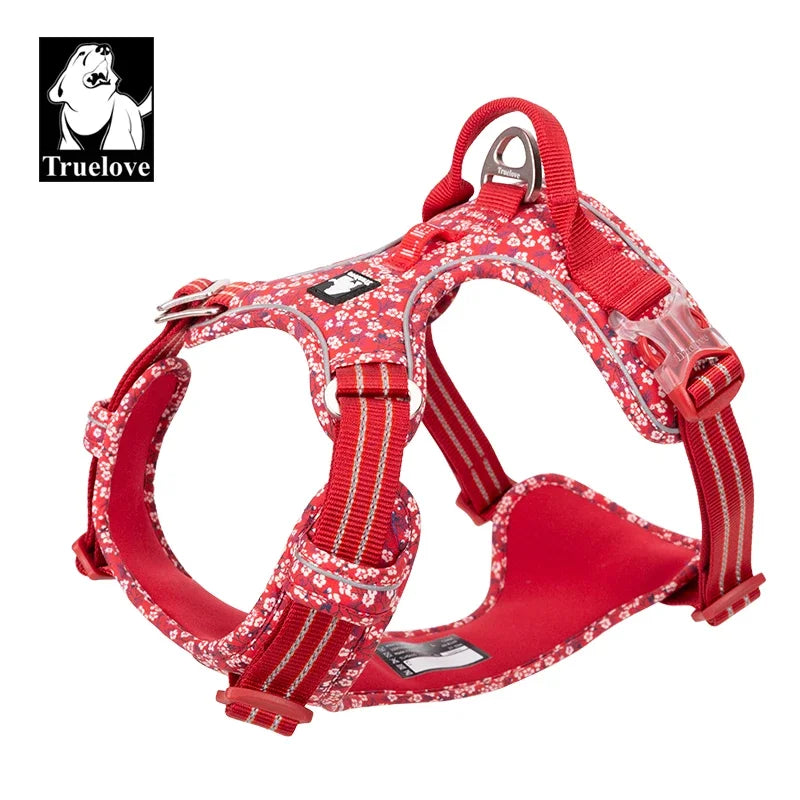 Truelove Pet Dog Harness for Big Medium Small with Cotton Aluminum Alloy