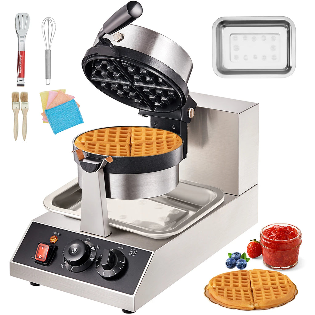 Electric Waffle Maker Stainless Steel  Non-Stick