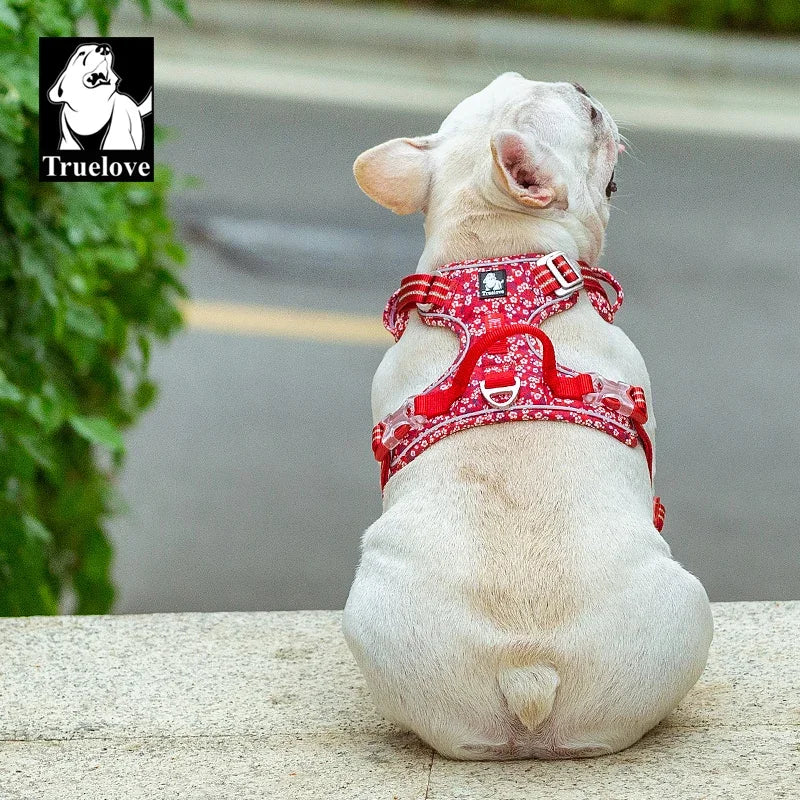 Truelove Pet Dog Harness for Big Medium Small with Cotton Aluminum Alloy