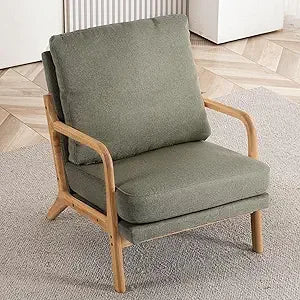 Small Cozy Leather Reading Chairs for Adults