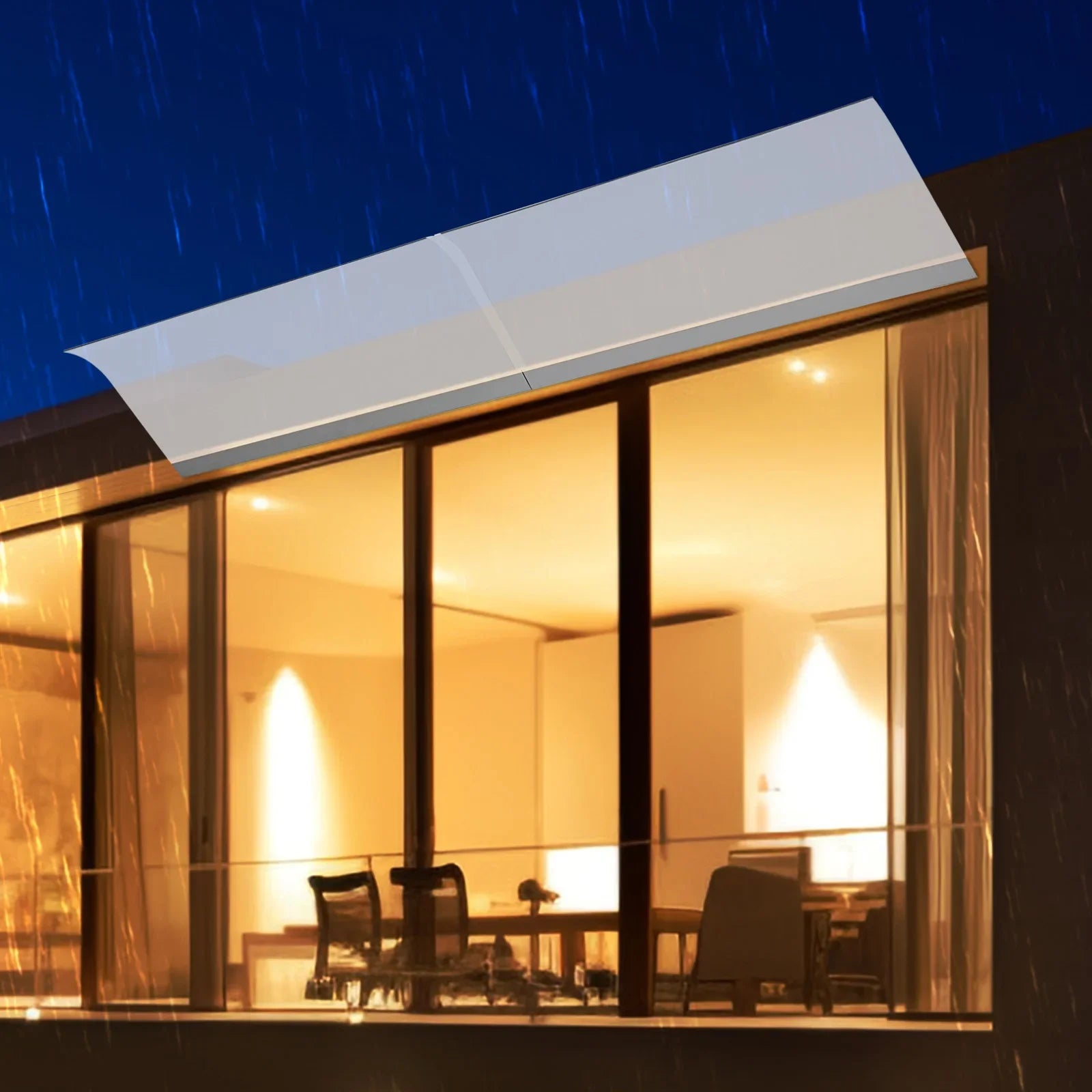 Wall Mounted Canopy 30cm Snow Awning for Entrances Windows