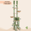 Cat Tree Floor to Ceiling Cat Tower with Sisal Scratching Post