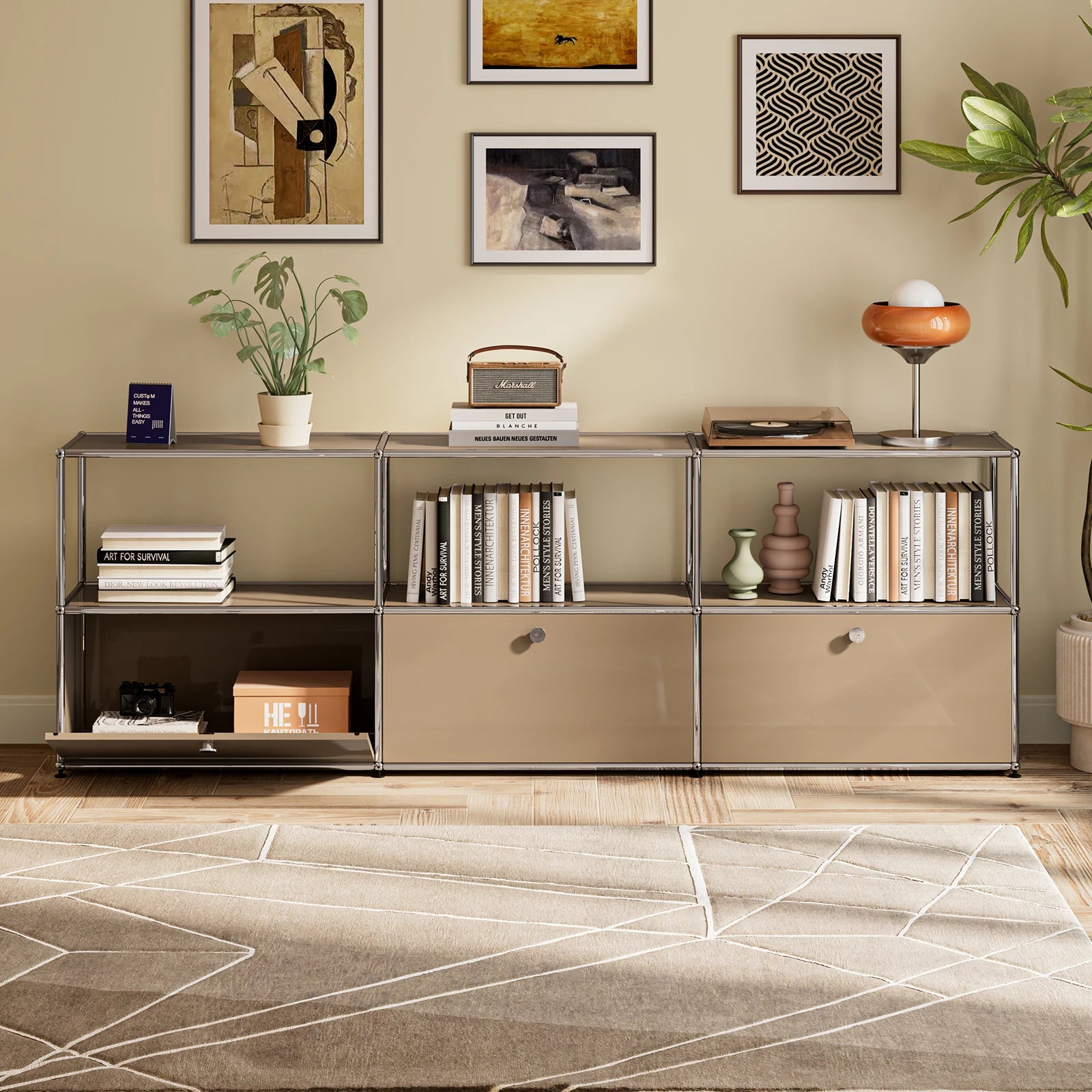 Module Cabinet Shelf Sideboard Room Organizer