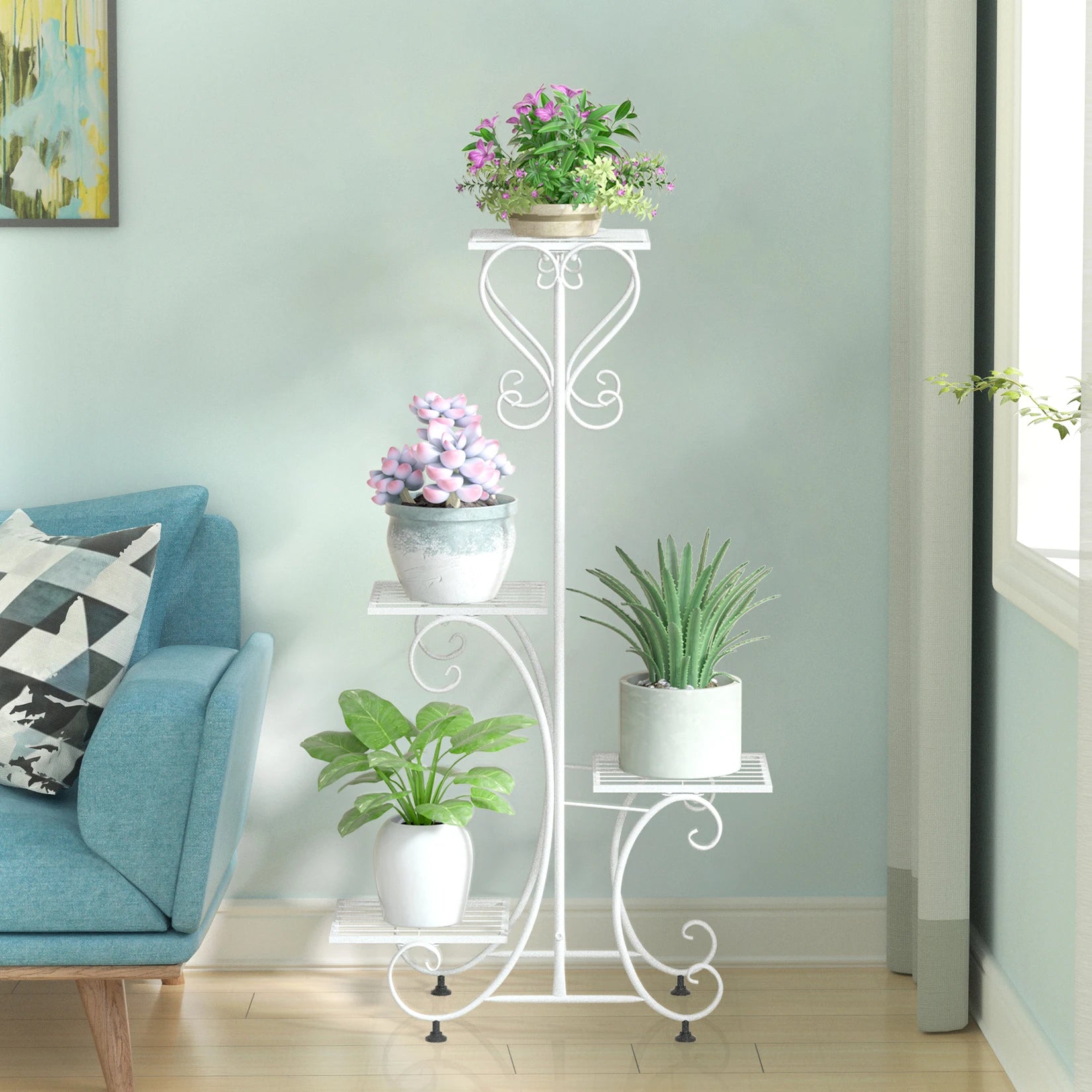 Metal Plant Shelf  Display Stand