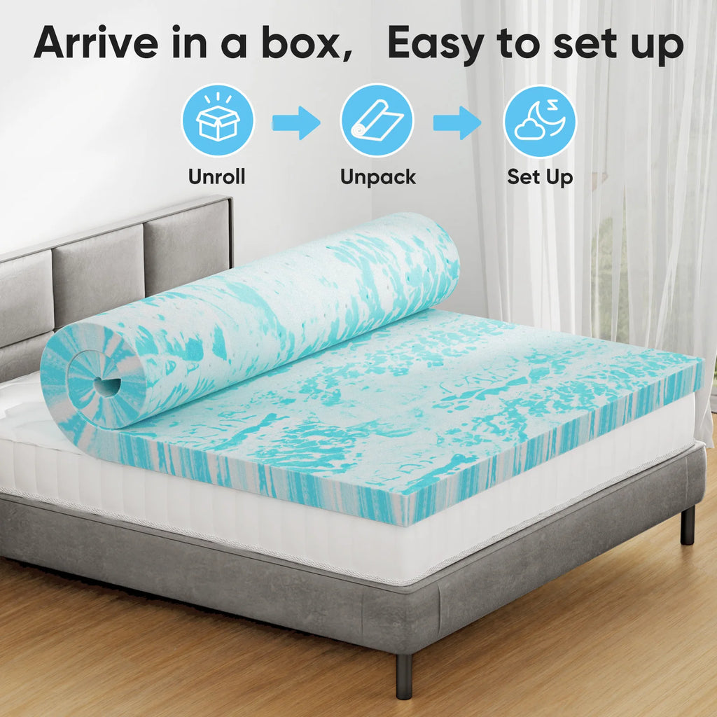 Full Size Cooling Mattress Soft and Breathable Bed