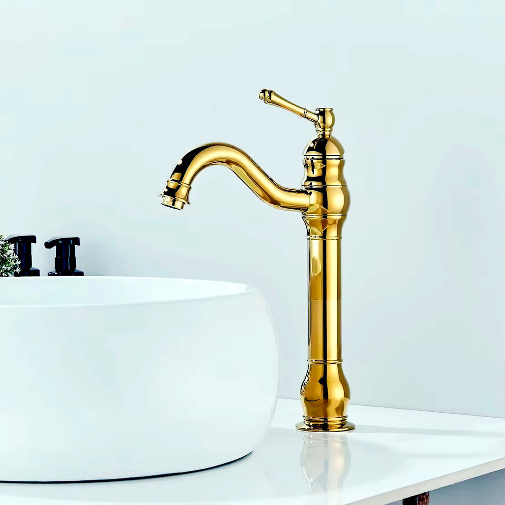 Basin Faucet 5 Colors Deck Mounted Single Handle