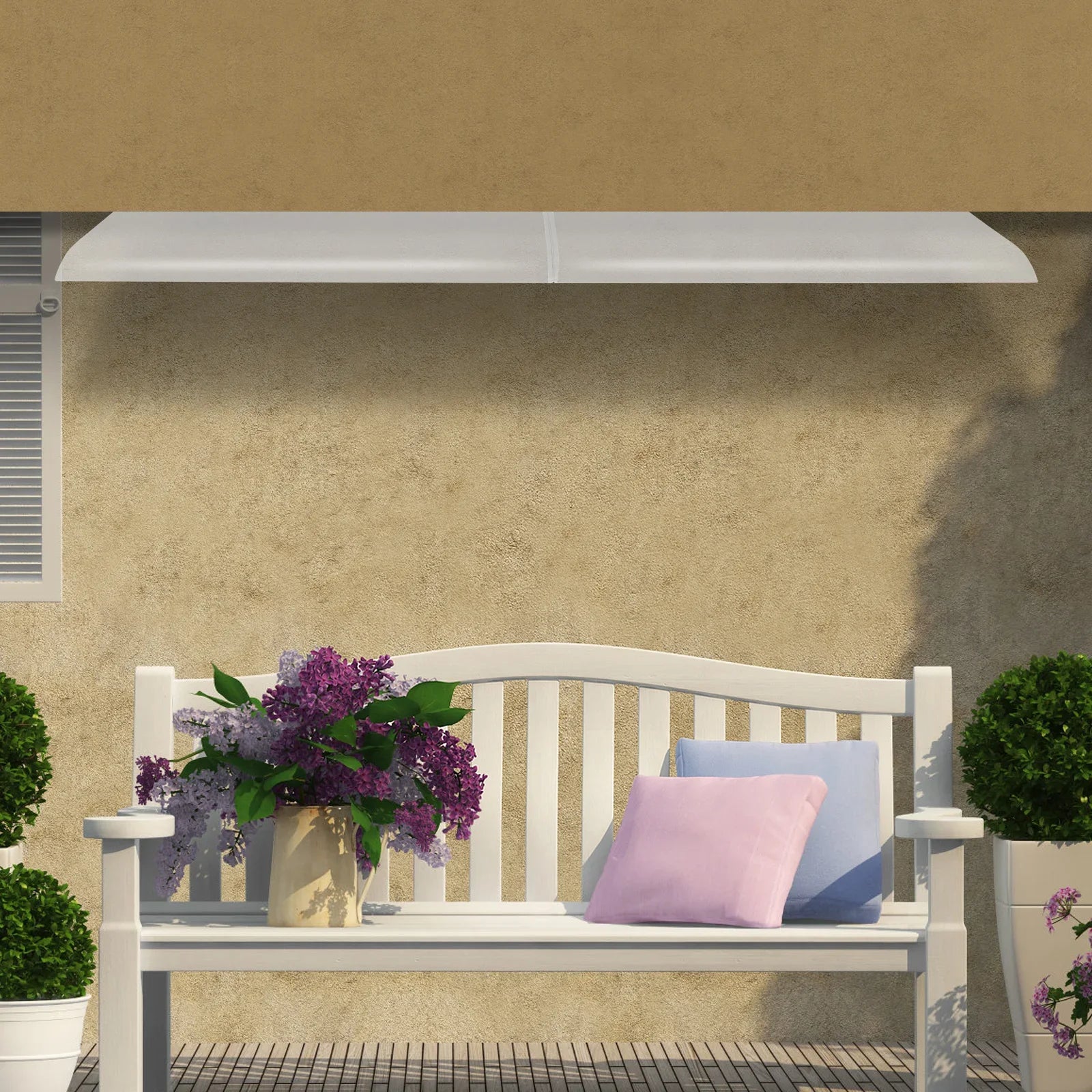 Wall Mounted Canopy 30cm Snow Awning for Entrances Windows