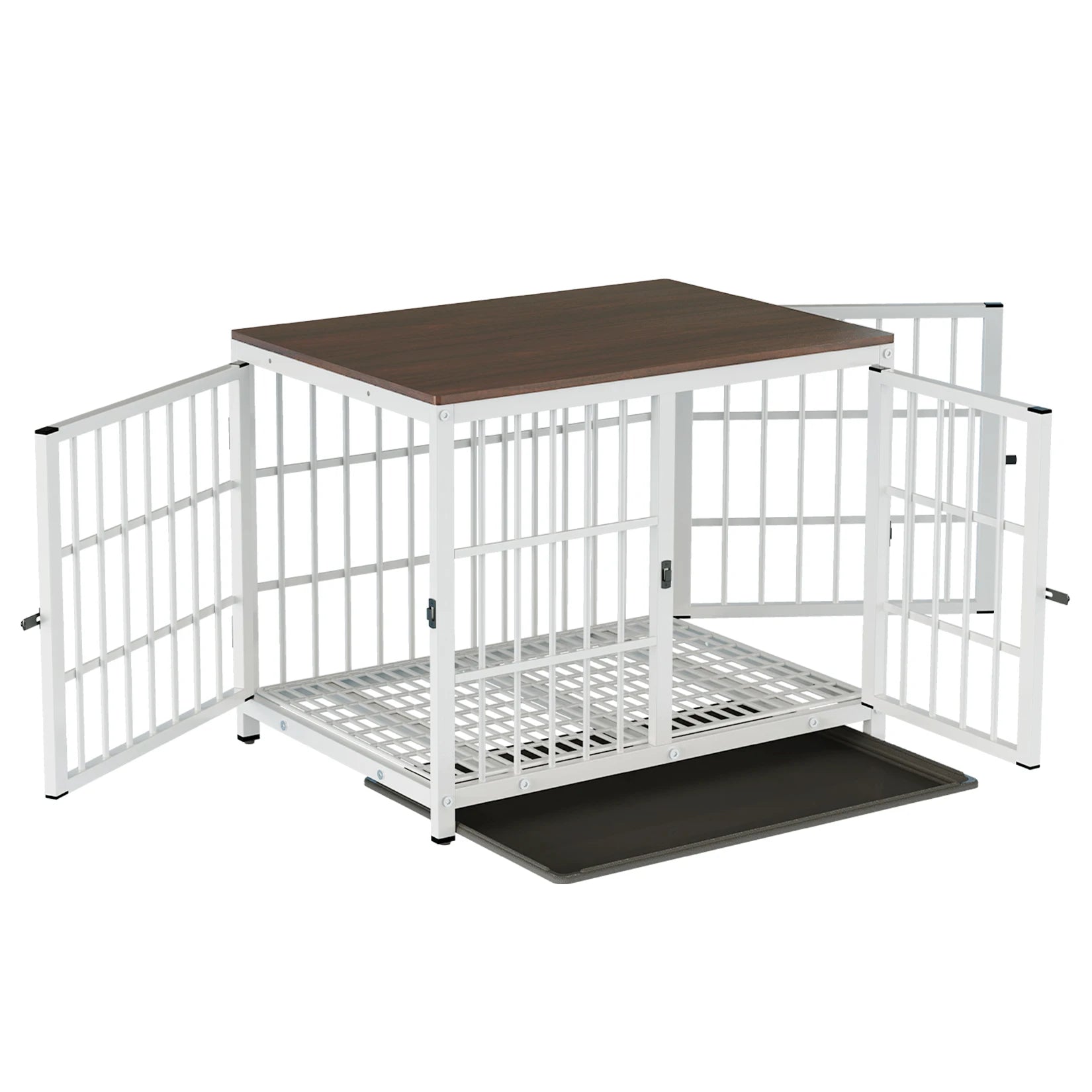 Furniture Style Dog Crate White Pet Kennel  for Small Medium Large Dogs